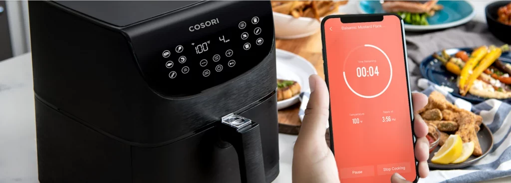 freidoras sin aceite Cosori con wifi app