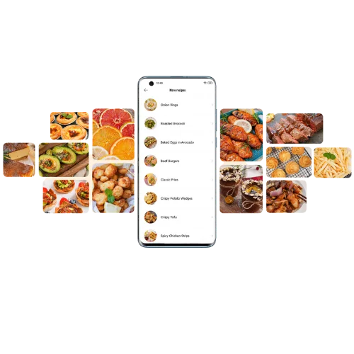 Freidora de aire Xioami app móvil recetas