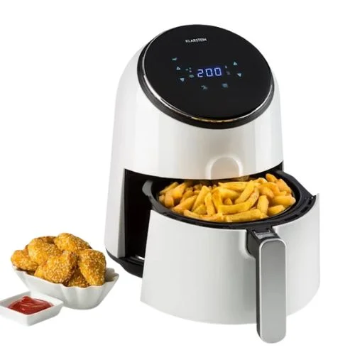 Freidoras de aire Klarstein AirVital blanca con patatas